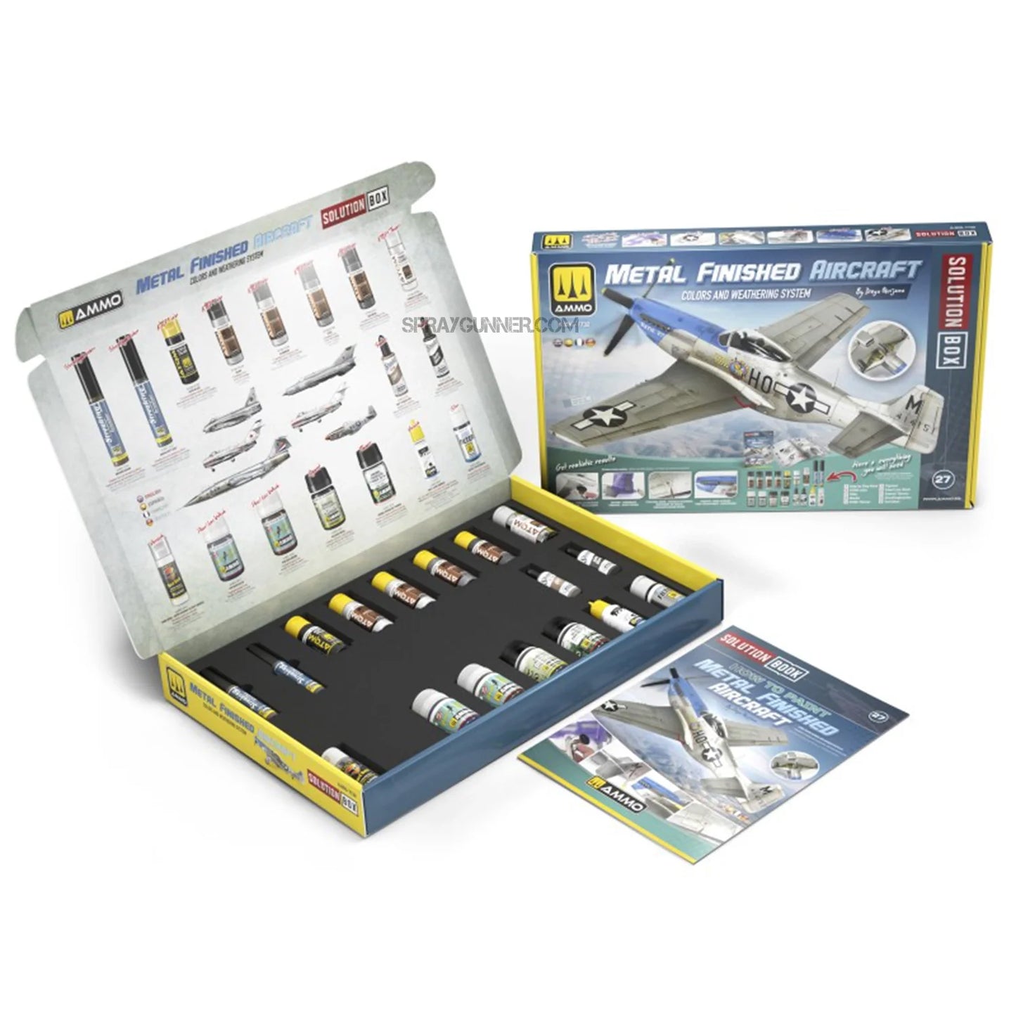 Ammo By Mig SOLUTION BOX 27 – How to Paint Metal Finished Aircraft