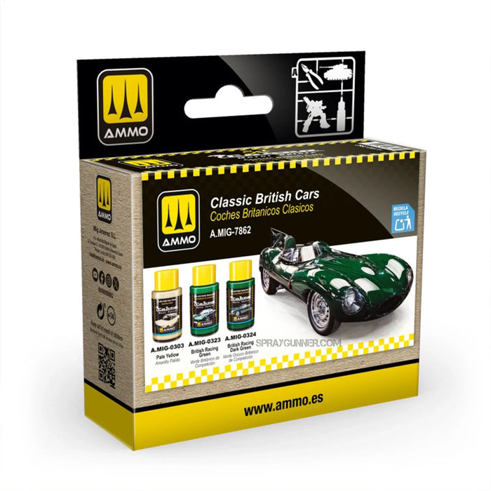 Cobra Motor Paints by AMMO: Cobra Motor Classic British Cars Set
