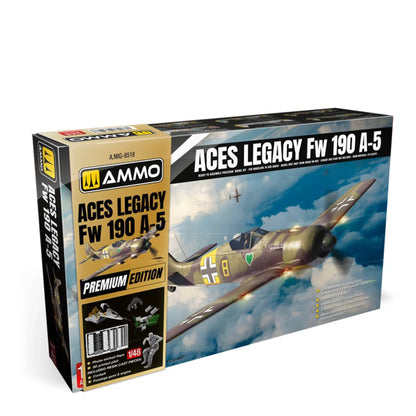 AMMO by MIG 1/48 Aces Legacy Focke Wulf 190 A-5 (Premium Edition)