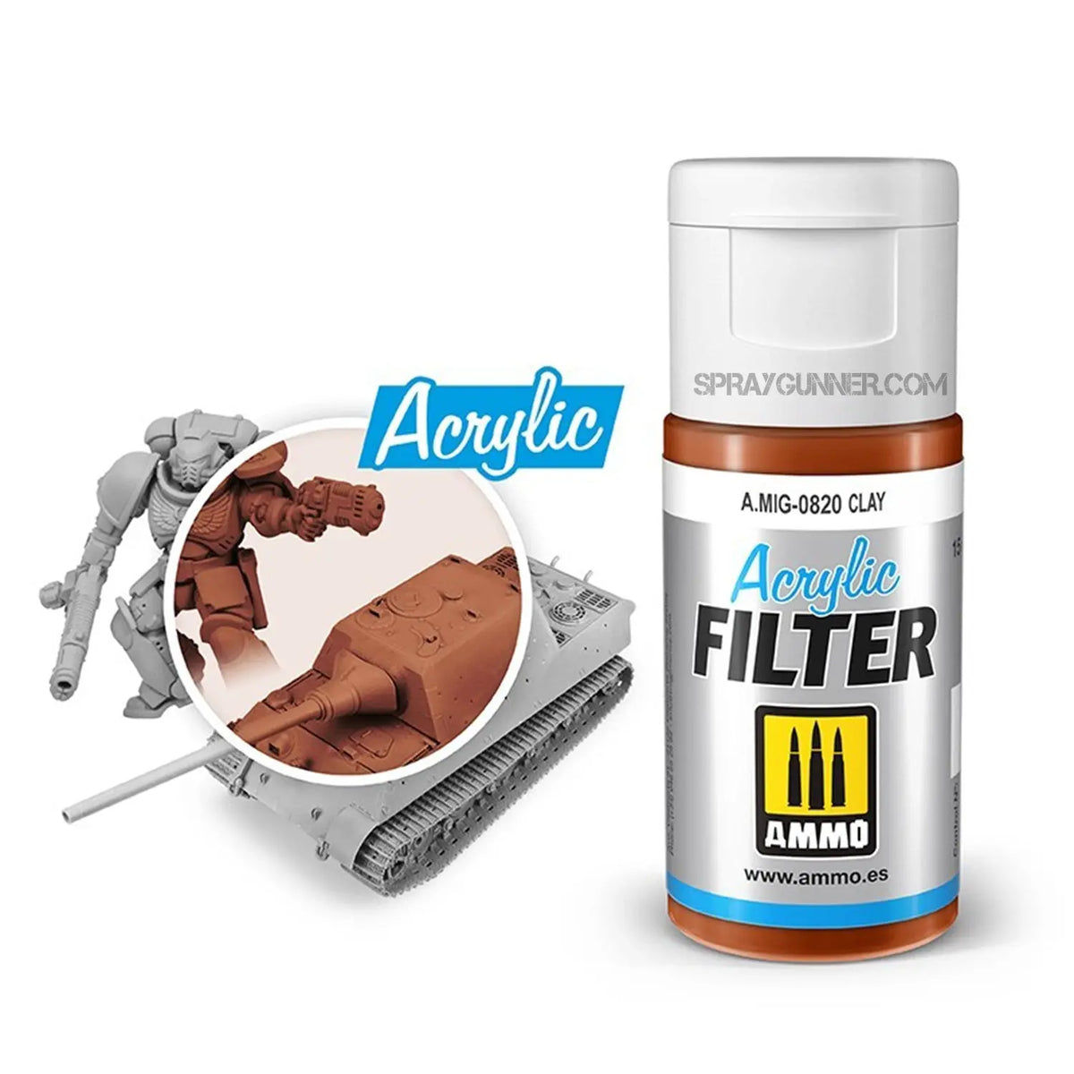 AMMO ACRYLIC FILTER Clay