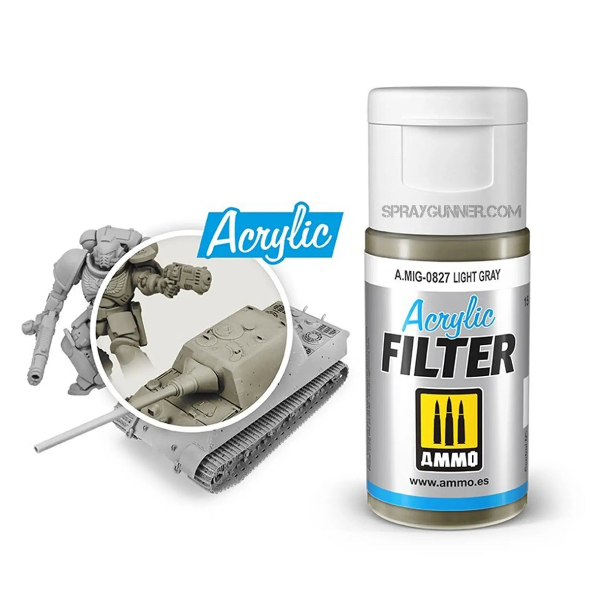 AMMO ACRYLIC FILTER Light Gray
