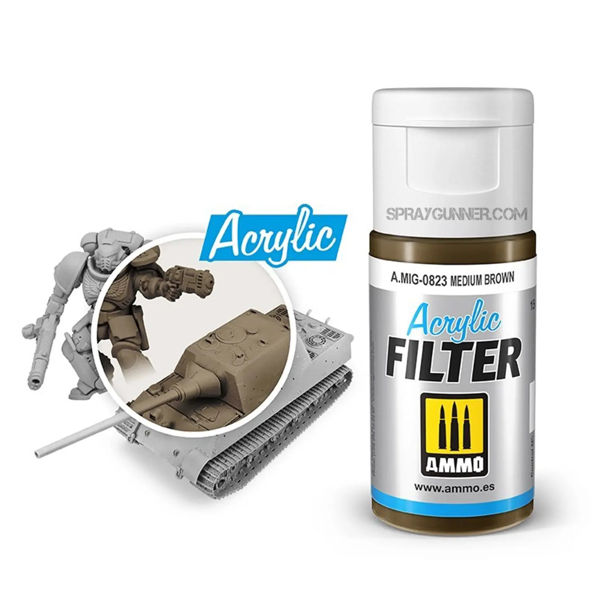 AMMO ACRYLIC FILTER Medium Brown