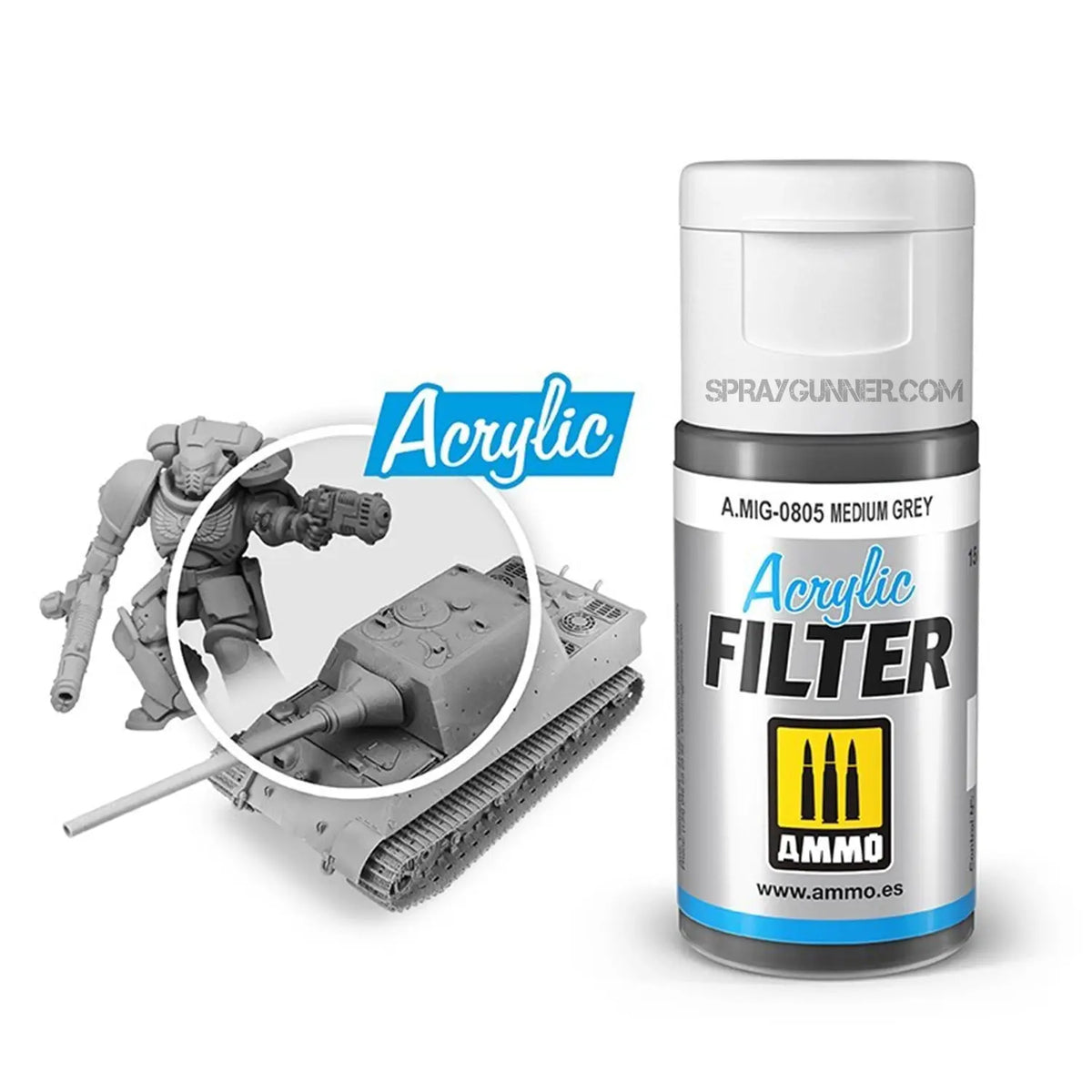 AMMO ACRYLIC FILTER Medium Grey