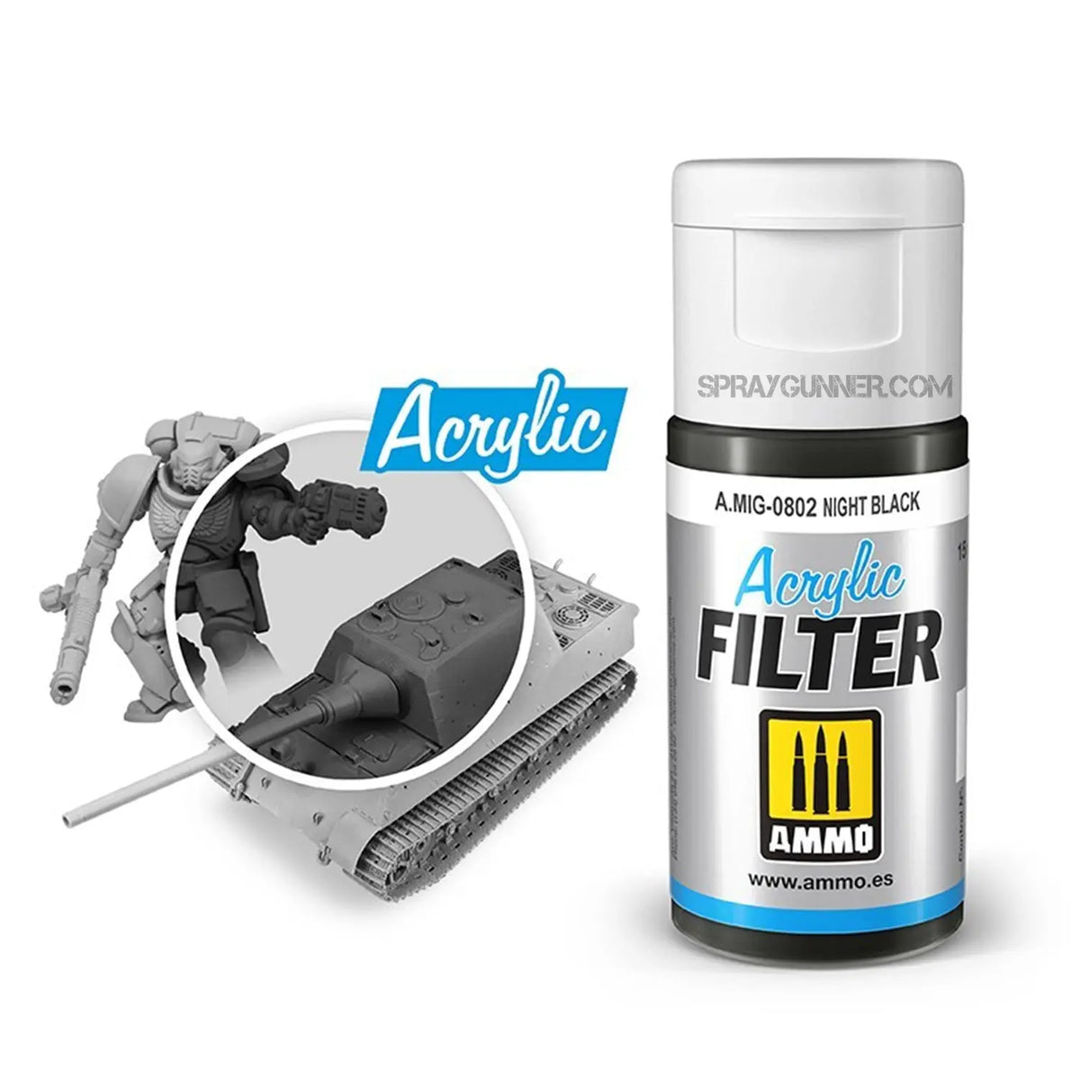 AMMO ACRYLIC FILTER Night Black