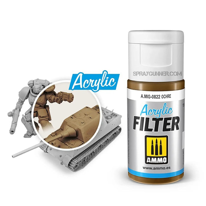 AMMO ACRYLIC FILTER Ochre AMMO by Mig Jimenez