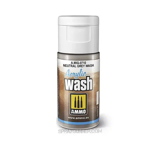 AMMO Acrylic Wash Neutral Grey Wash AMMO by Mig Jimenez