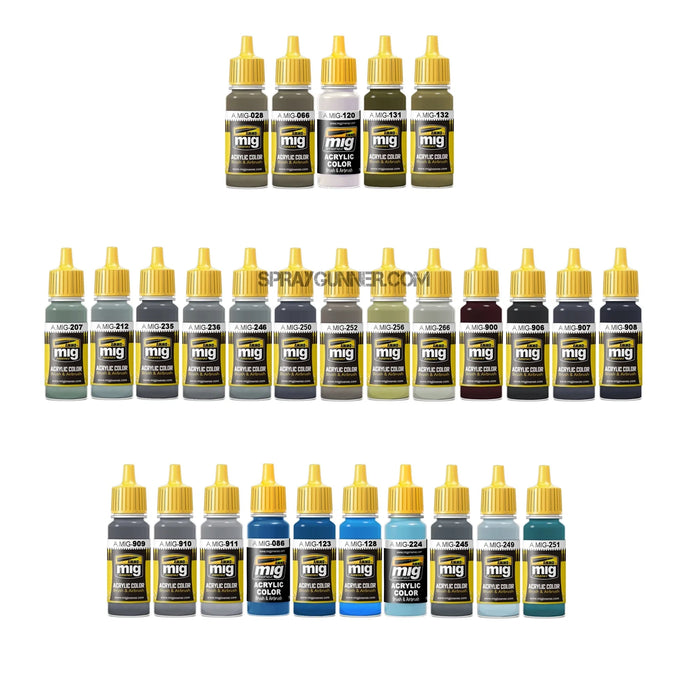 AMMO by MIG Grey/Blue Collection Paint Set