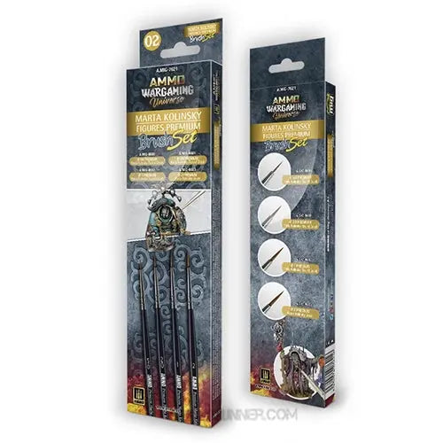AMMO WARGAMING UNIVERSE - Marta Kolinsky Figures Premium Brush Set