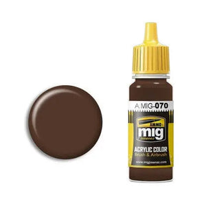 AMMO by MIG Acrylic - MEDIUM BROWN DARK EARTH (BS 450) AMMO by Mig Jimenez