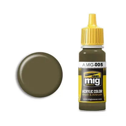 AMMO by MIG Acrylic - RAL 7008 GRAUGRÜN AMMO by Mig Jimenez