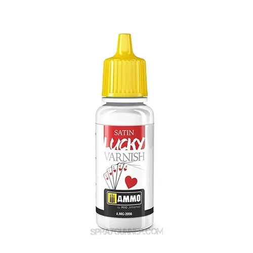 AMMO by MIG Acrylic - Satin Lucky Varnish - 17ml AMMO by Mig Jimenez