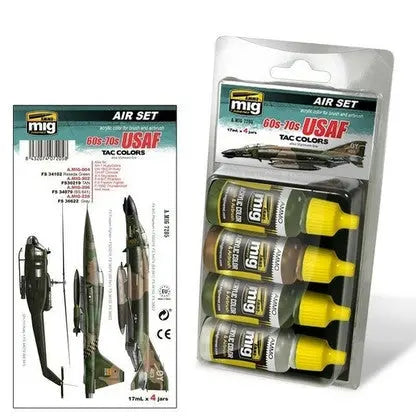 AMMO by MIG Acrylic Sets - 60S-70S USAF TAC COLORS (ALSO VIETNAM ERA) AMMO by Mig Jimenez