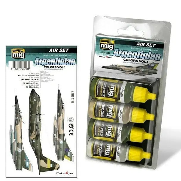 AMMO by MIG Acrylic Sets - ARGENTINIAN COLORS VOL.1 (ALSO FALKLANDS WAR)