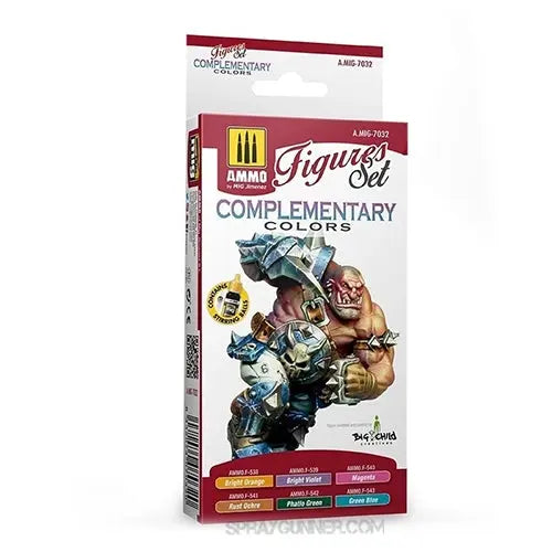 AMMO by MIG Acrylic Sets - COMPLEMENTARY COLORS. FIGURE SET