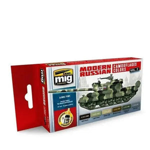 AMMO by MIG Acrylic Sets - MODERN RUSSIAN CAMO COLORS VOL.2 AMMO by Mig Jimenez