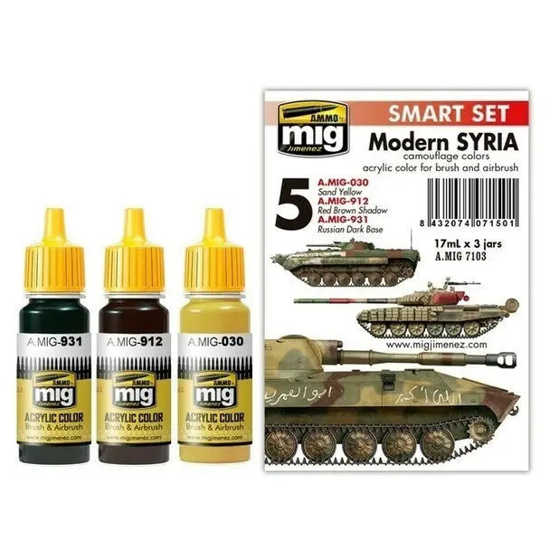 AMMO by MIG Acrylic Sets - MODERN SYRIAN CAMOUFLAGE SET