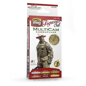 AMMO by MIG Acrylic Sets - MULTICAM CAMOUFLAGE SET AMMO by Mig Jimenez