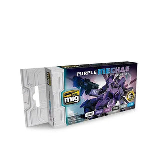 AMMO by MIG Acrylic Sets - PURPLE MECHAS COLOR SET