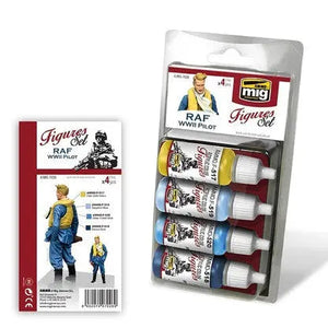 AMMO by MIG Acrylic Sets - RAF WWII PILOT UNIFORMS AMMO by Mig Jimenez