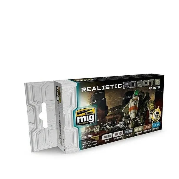 AMMO by MIG Acrylic Sets - REALISTIC ROBOTS COLOR SET