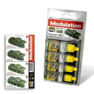 AMMO by MIG Acrylic Sets - RUSSIAN 4BO MODULATION SET