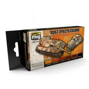 AMMO by MIG Acrylic Sets- RUST EFFECTS COLORS AMMO by Mig Jimenez