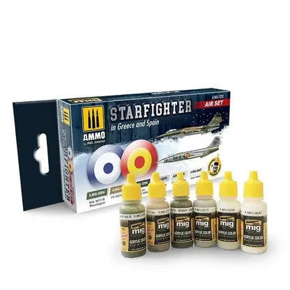 AMMO by MIG Acrylic Sets - SET F-104G STARFIGHTER (GREECE & SPAIN) AMMO by Mig Jimenez