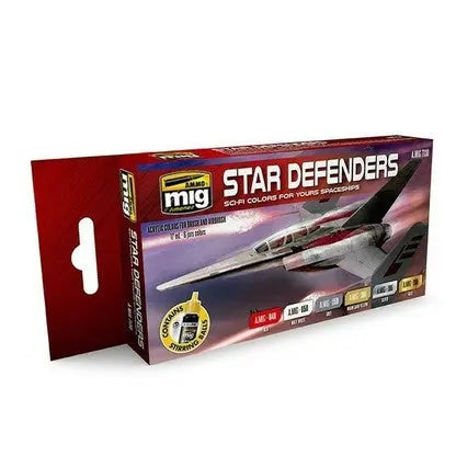 AMMO by MIG Acrylic Sets - STAR DEFENDERS SCI-FI COLORS AMMO by Mig Jimenez