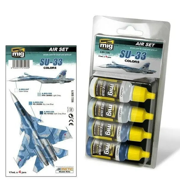 AMMO by MIG Acrylic Sets - SU-33 COLORS