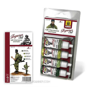 AMMO by MIG Acrylic Sets - US VIETNAM UNIFORMS SET AMMO by Mig Jimenez