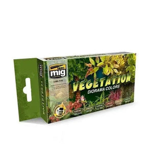 AMMO by MIG Acrylic Sets - VEGETATION DIORAMA COLORS AMMO by Mig Jimenez