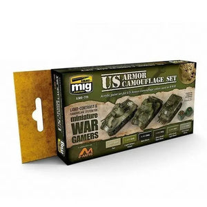 AMMO by MIG Acrylic Sets - WARGAME US ARMOR SET