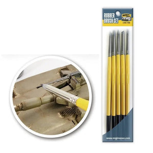 AMMO by MIG Brush Sets - Rubber Brush Set