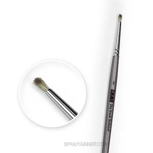 AMMO by MIG Brushes - 2 AMMO Drybrush Technical Brush