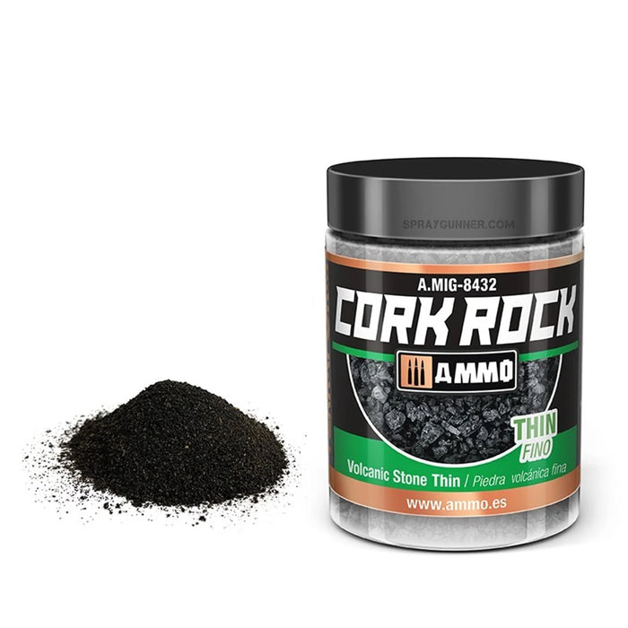 AMMO by MIG CREATE CORK Volcanic Rock Thin (Jar 100mL)