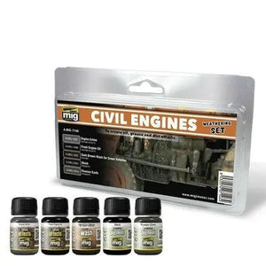 AMMO by MIG Civil Engines Weathering Set AMMO by Mig Jimenez