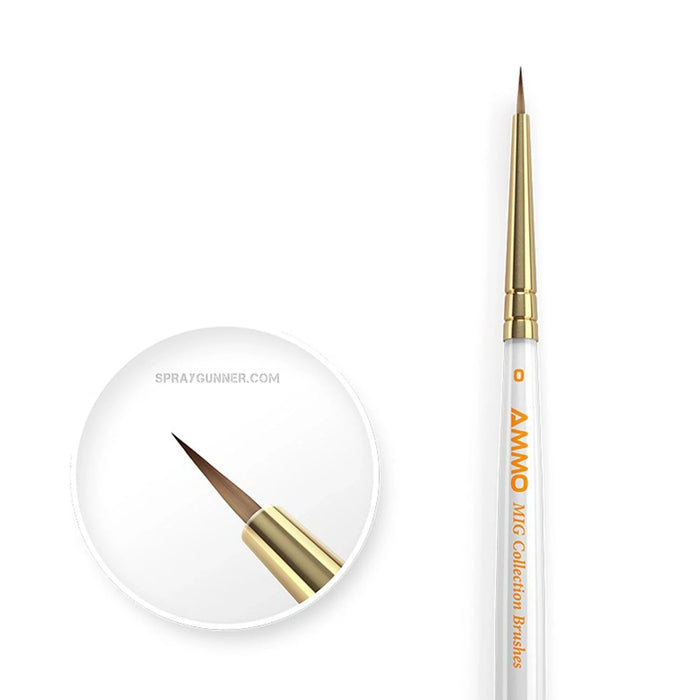 AMMO by MIG Collection Brushes - Conical Ø0 Brush
