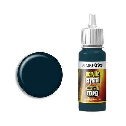 AMMO by MIG Crystal Acrylic - Crystal Black Blue