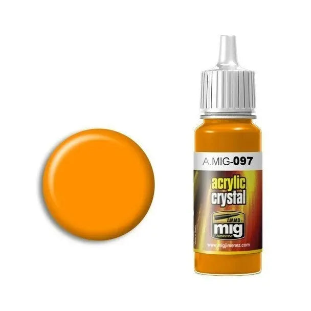 AMMO by MIG Crystal Acrylic - Crystal Orange