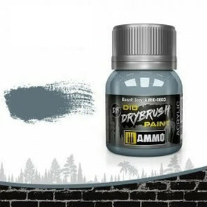 AMMO by MIG DIO Paints - DRYBRUSH Basalt Grey