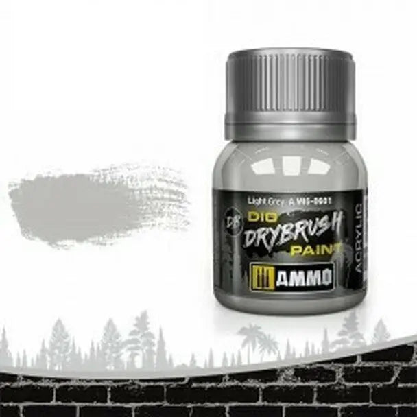 AMMO by MIG DIO Paints - DRYBRUSH Light Grey