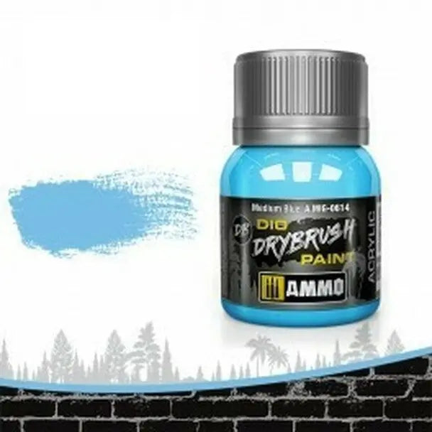 AMMO by MIG DIO Paints - DRYBRUSH Medium Blue