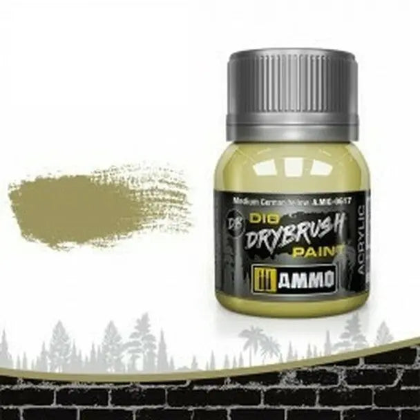 AMMO by MIG DIO Paints - DRYBRUSH Medium German Yellow