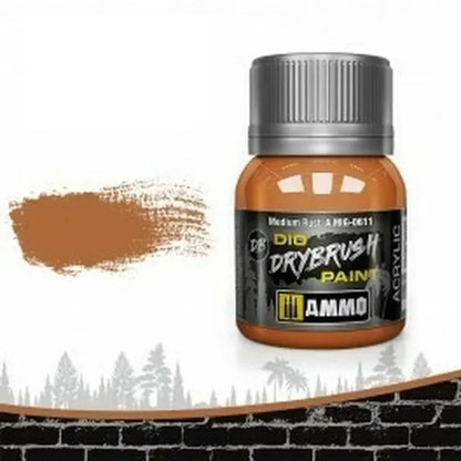 AMMO by MIG DIO Paints - DRYBRUSH Medium Rust