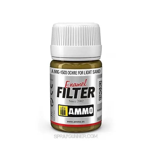 AMMO by MIG Filter Ochre for Light Sand AMMO by Mig Jimenez