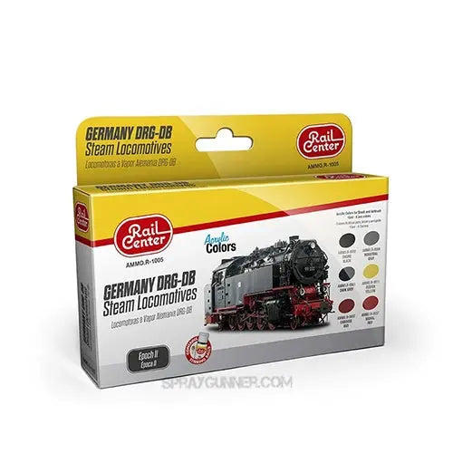 AMMO by MIG Germany DRG-DB Steam Locomotives Epoch II AMMO by Mig Jimenez