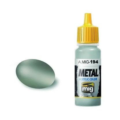 AMMO by MIG Metal Acrylic - Matt Aluminum