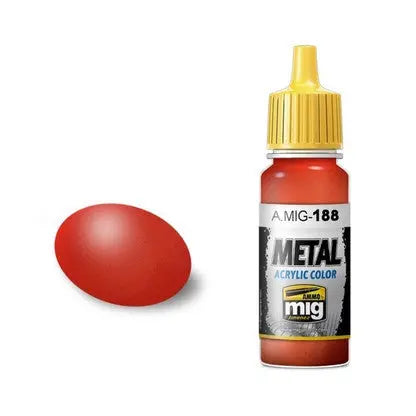 AMMO by MIG Metal Acrylic - Metallic Red AMMO by Mig Jimenez