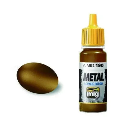 AMMO by MIG Metal Acrylic - Old Brass AMMO by Mig Jimenez