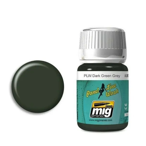 AMMO by MIG Panel Line Wash Dark Green Grey